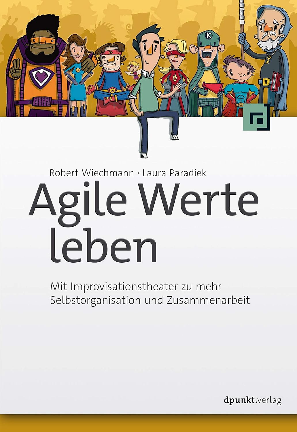 Buchcover mit dem Titel Agile Werte leben
