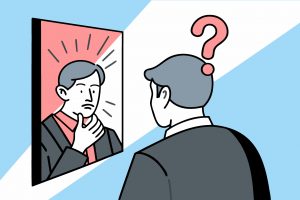 Illustration zum Beitrag Die eine Frage
