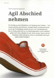 Beitargsbidl mit zwei roten Turnschuhen auf manager-seminare