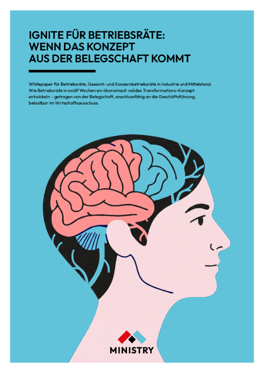 IGNITE-Whitepaper für Betriebsräte: Alternative zum Stellenabbau entwickeln